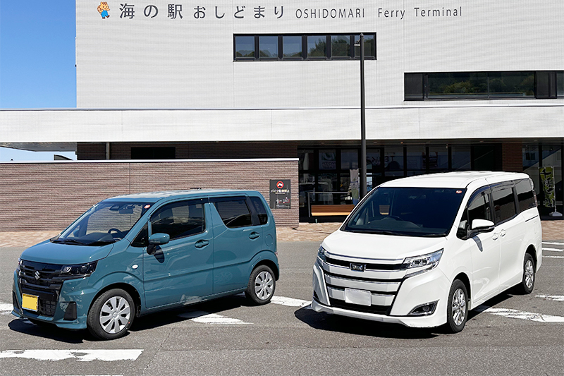 ▲軽自動車から8人乗りのワゴン車までございます！
